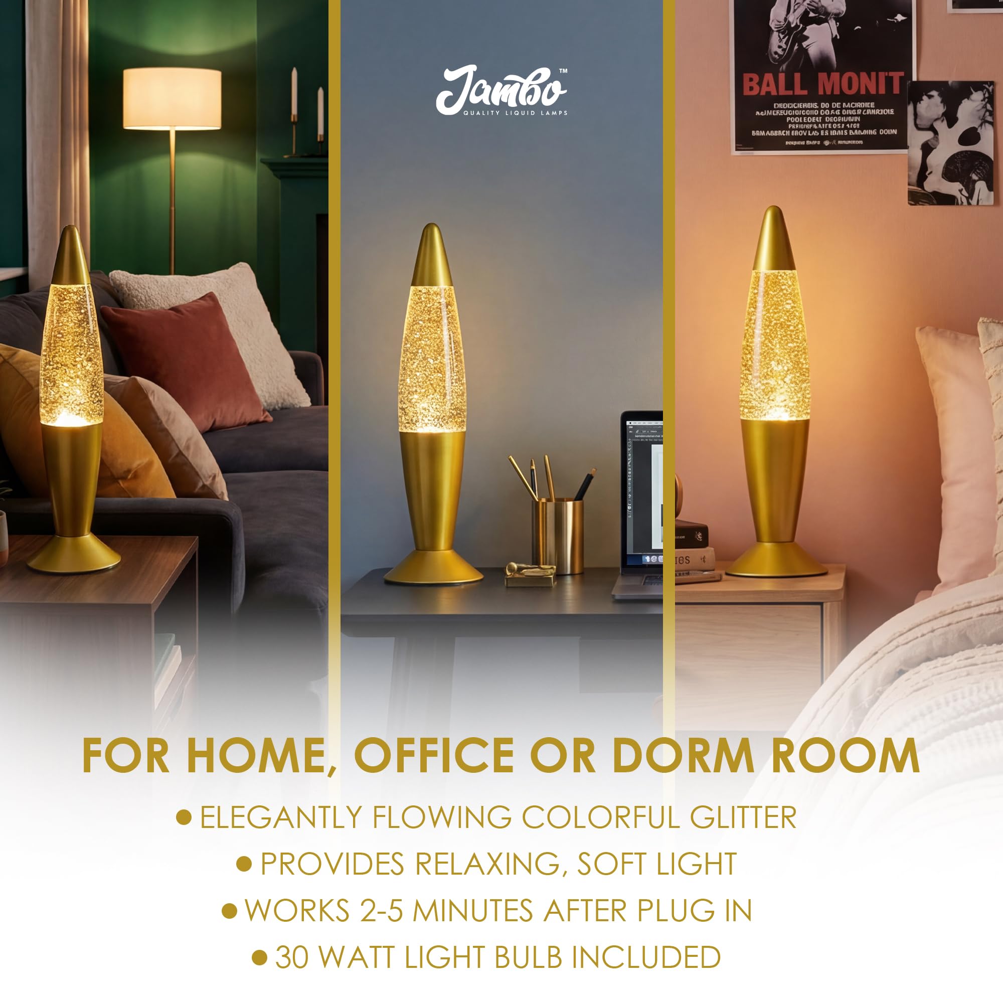 JAMBO easy-use plug-in lamp for instant mood lighting