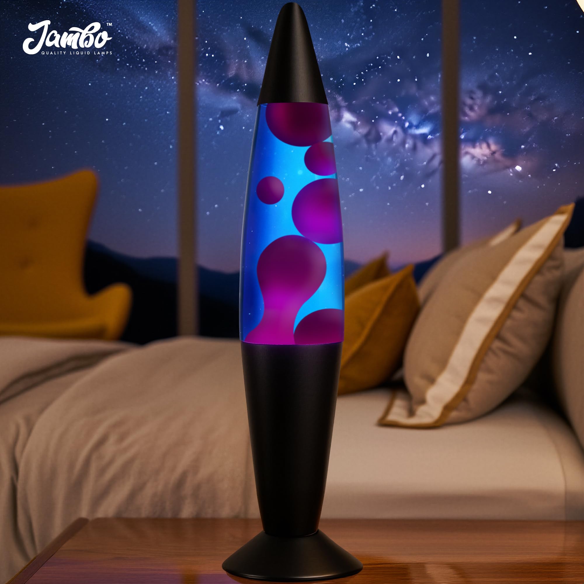 JAMBO kid-friendly lamp adds enchanting ambiance to playroom.