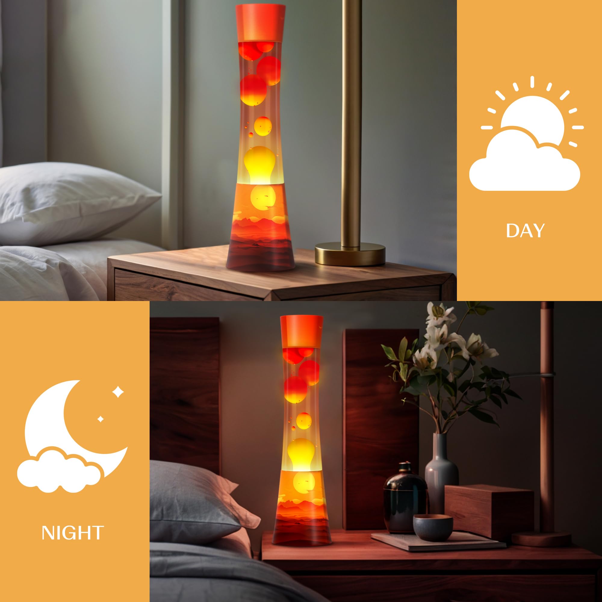 JAMBO motion lamp features simple on/off control for easy use.