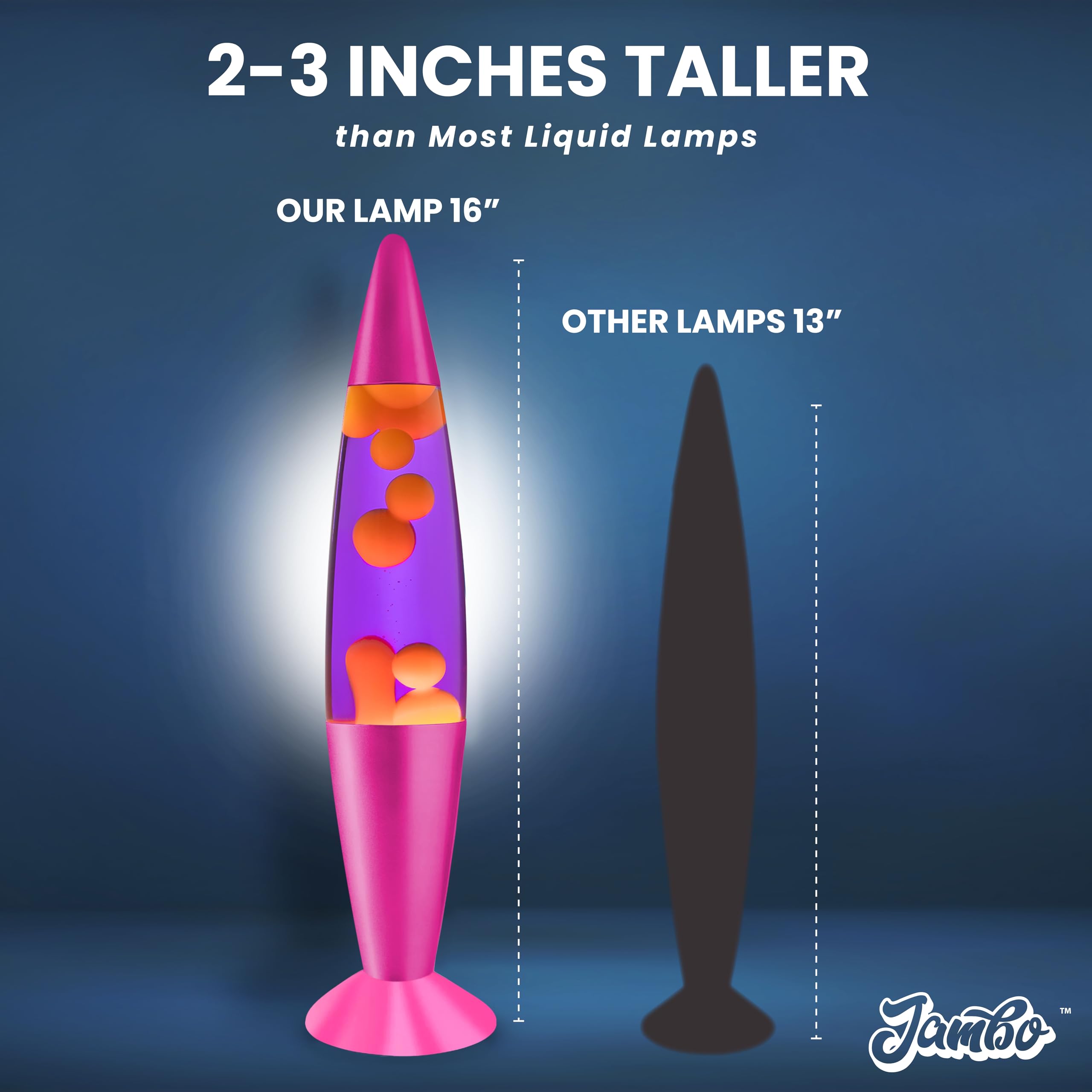 Decorative JAMBO lamp complements modern and vintage interiors.