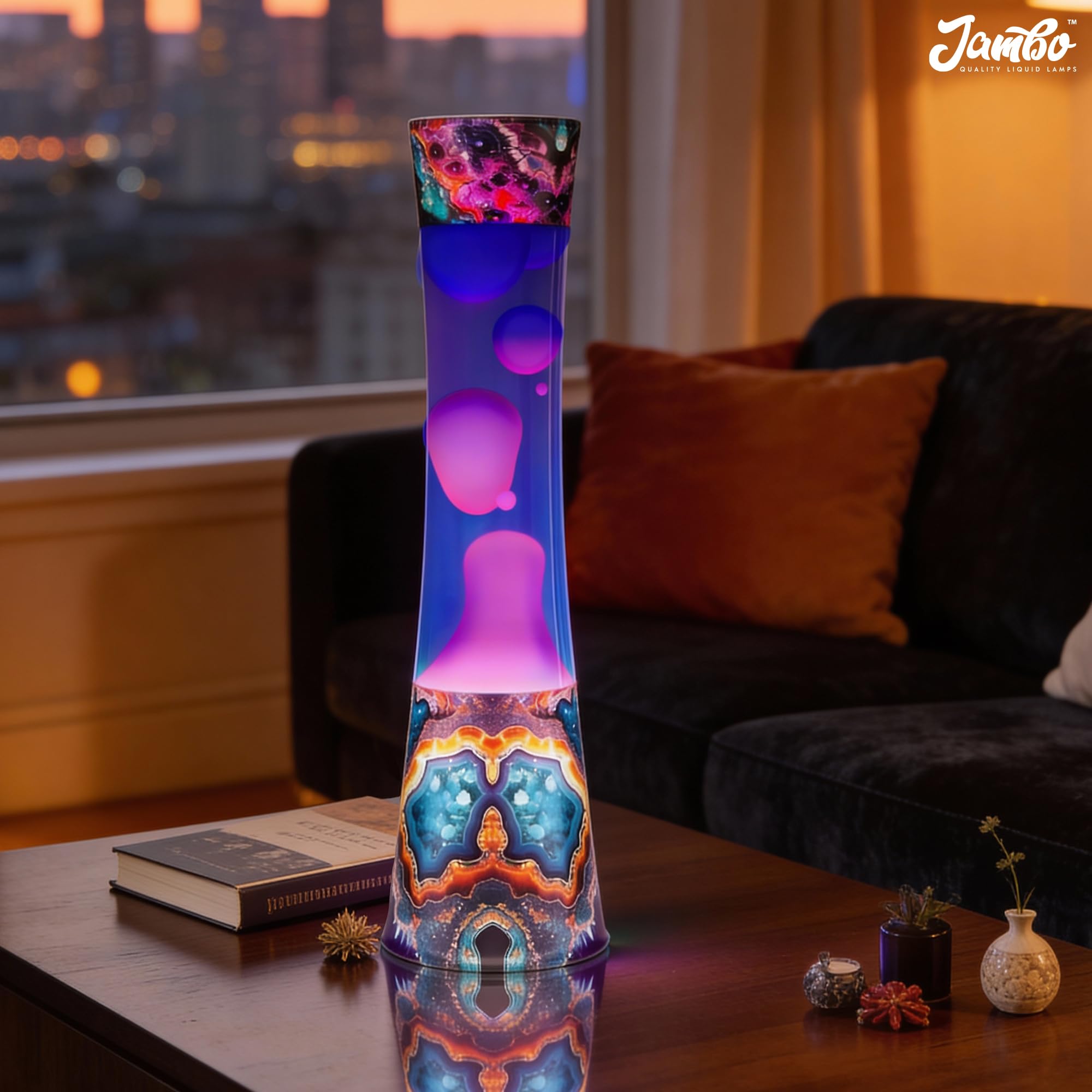 JAMBO living room decor lamp enhances modern interiors.