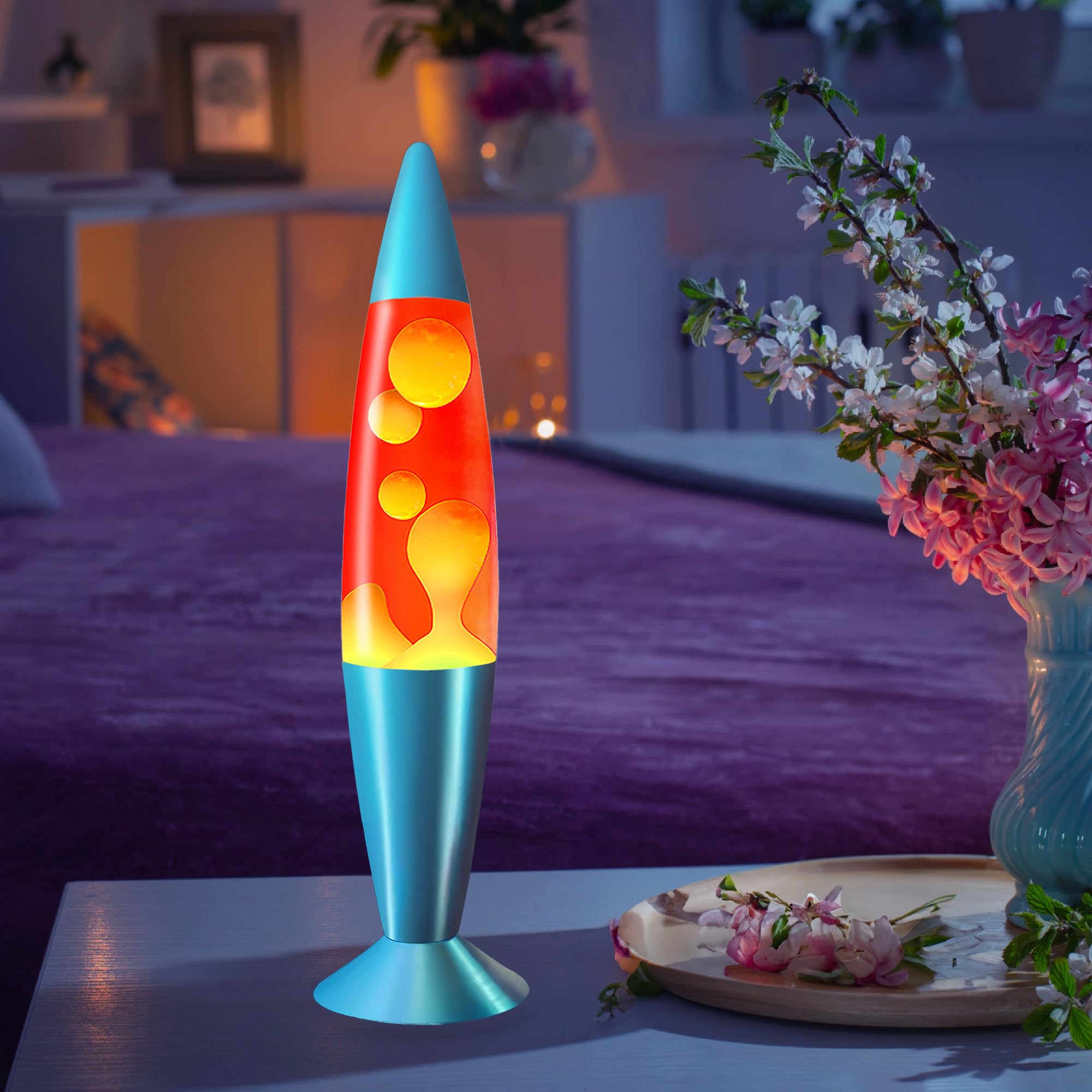 JAMBO magma motion lamp side glow enhances room decor