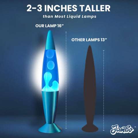JAMBO modern decor lamp with blue wax for contemporary interiors