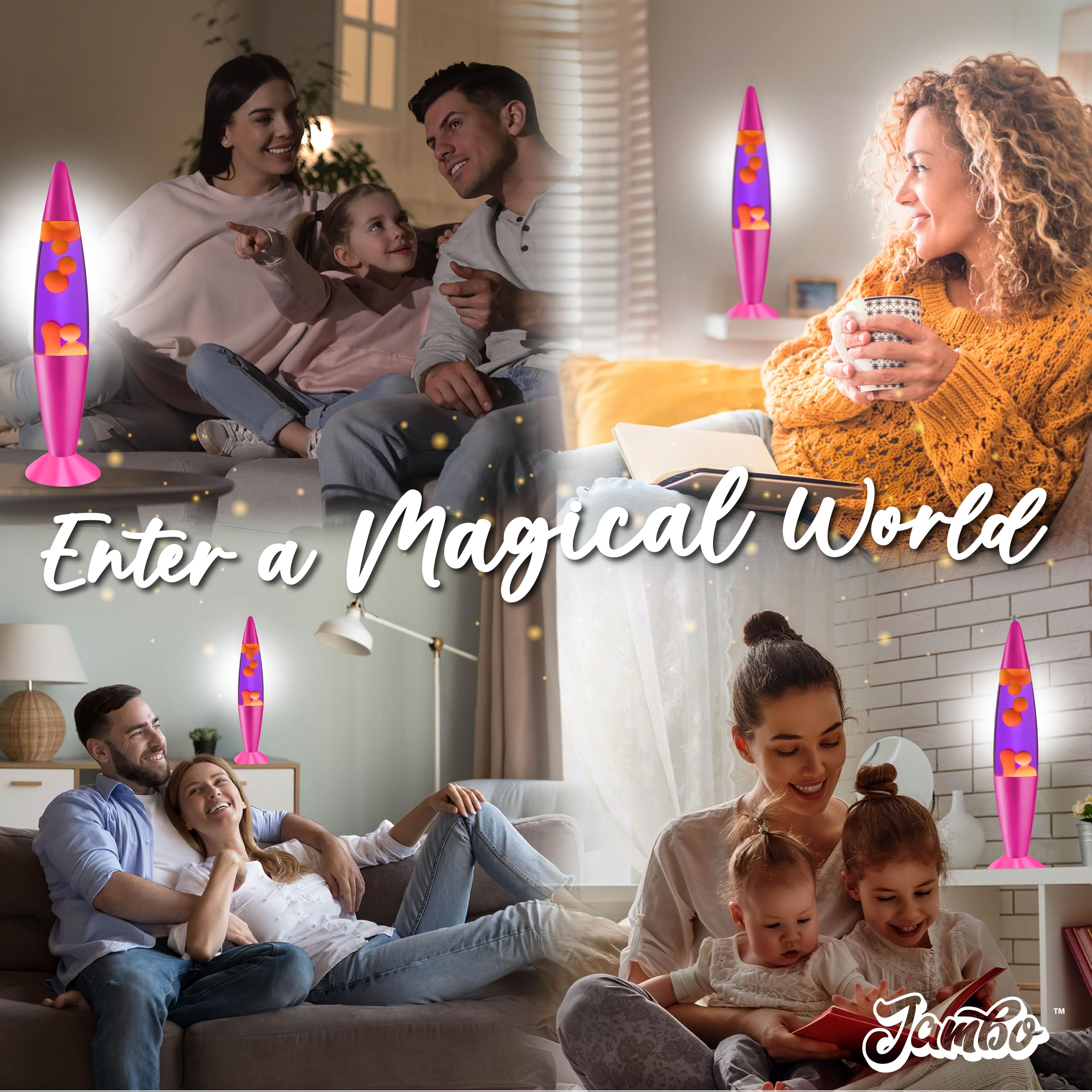 Night light setup with JAMBO motion lamp for cozy evenings.