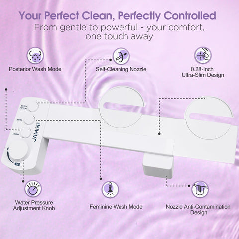Installation kit image demonstrates tool-free setup with included hardware