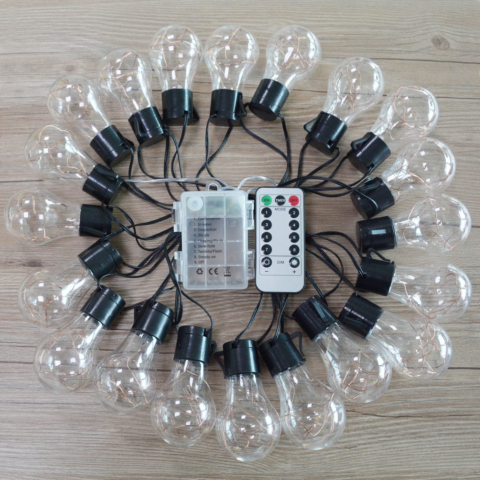 Janchs remote-controlled warm white LEDs for convenient ambient lighting