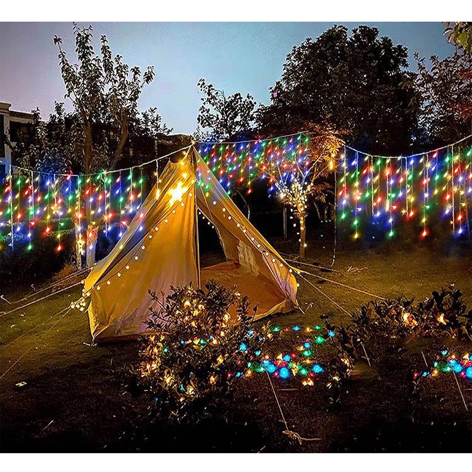 Janchs IP65 waterproof icicle lights withstand rain