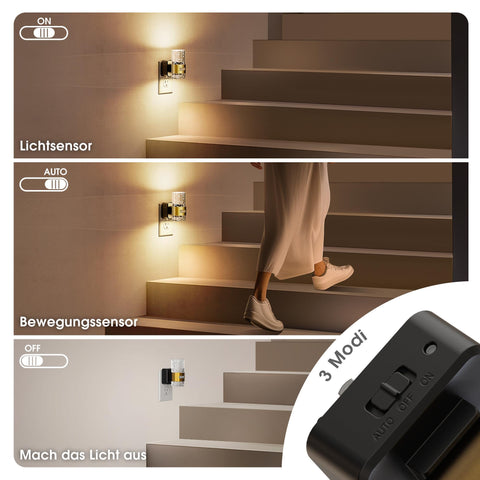 JandCase acrylic durable night light offers reliable use in any room