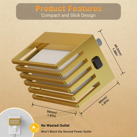 JandCase 2-pack night lights deliver reliable, versatile lighting for several rooms.