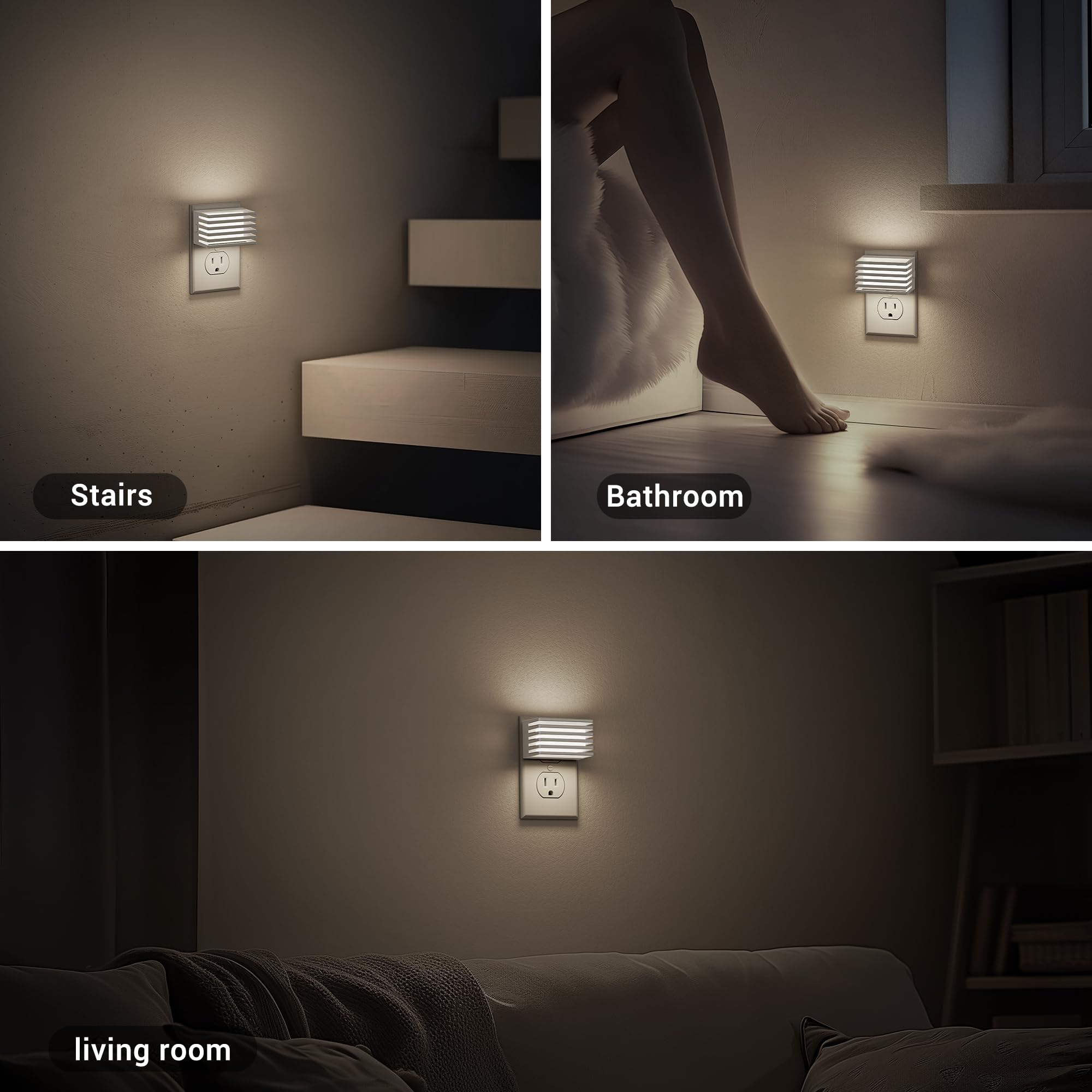 JandCase 5000K daylight white glow for clear night-time visibility