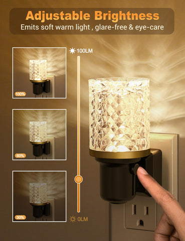 JandCase night light auto sensor activates in darkness for hands-free convenience