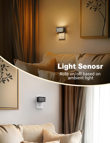 JandCase dimmable brightness night light offers adjustable levels for bedrooms and bathrooms.