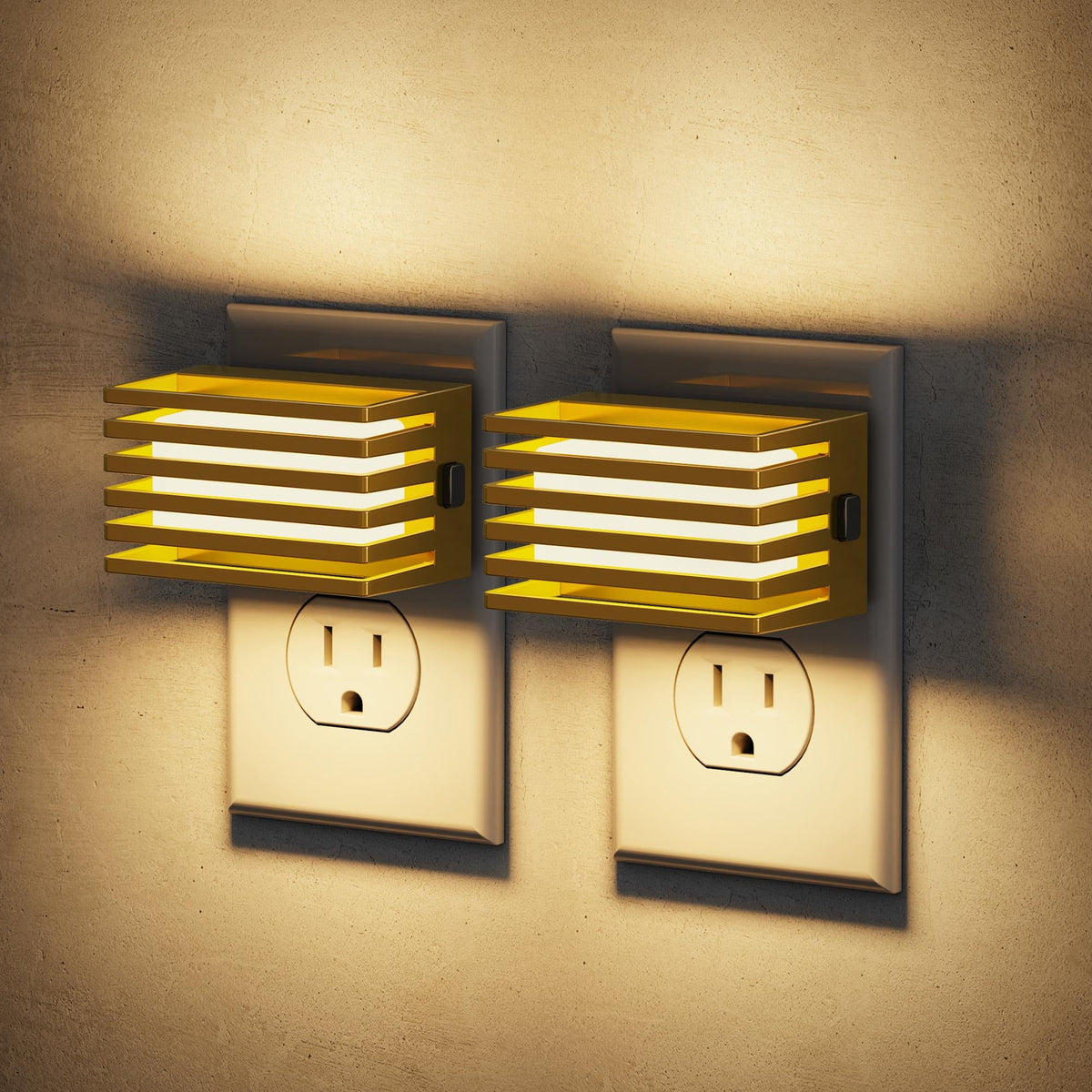 JandCase LED night light with dusk-to-dawn sensor delivers hands-free hallway illumination.