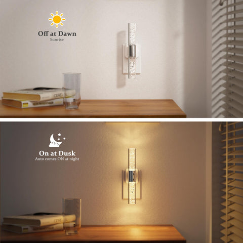 JandCase acrylic night light features a shatter-proof design and decorative bubble pattern.
