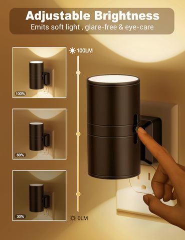 JandCase night light with dusk-to-dawn sensor for auto-on rooms