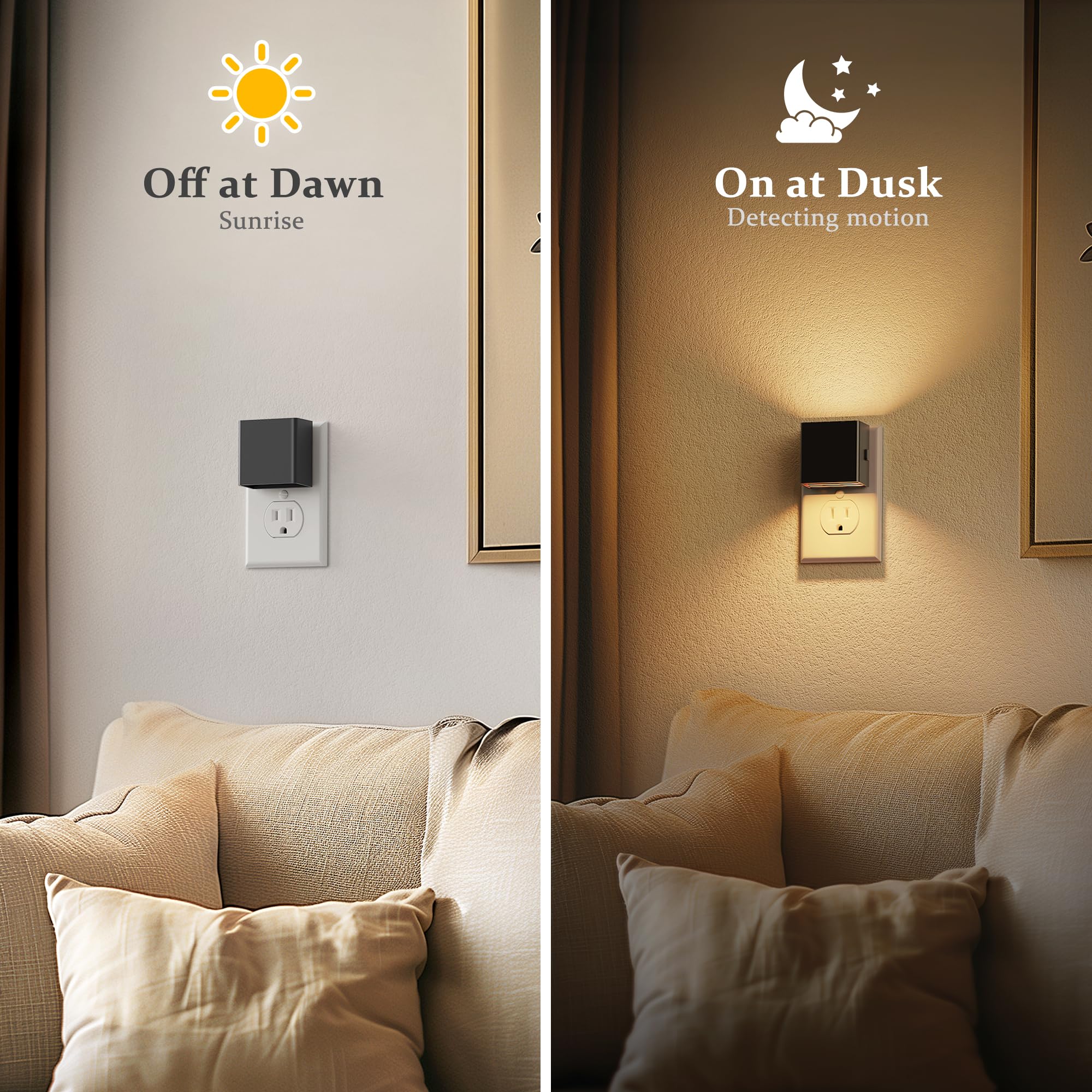 JandCase Night Light featuring a modern minimalist design
