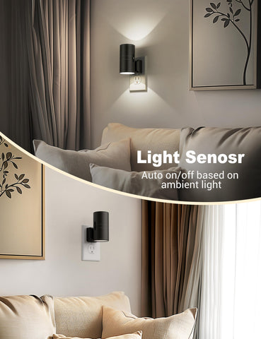 JandCase soft white 5000K glow provides eye-friendly nighttime visibility.