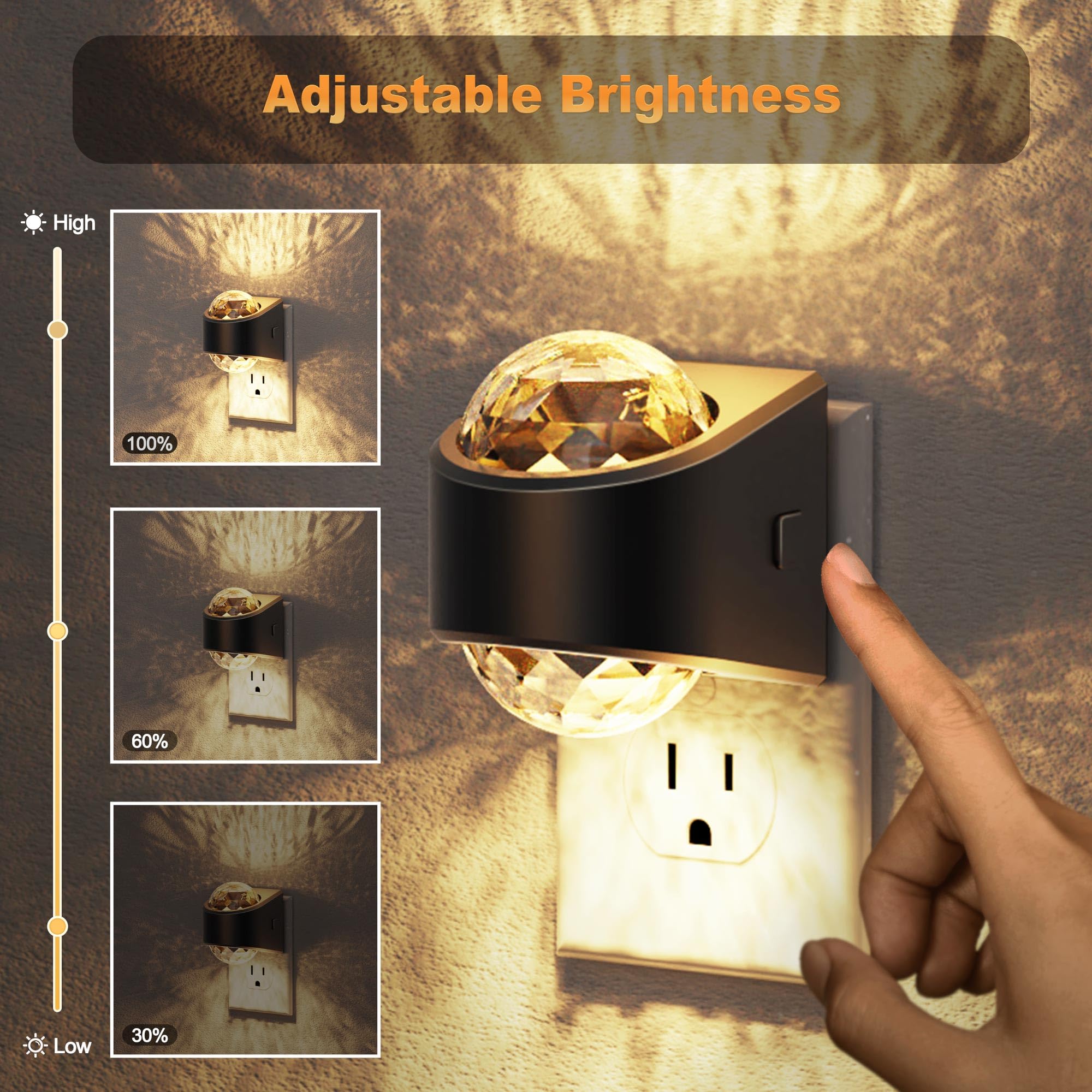 JandCase night light shows 360-degree galaxy projection for immersive ambiance.