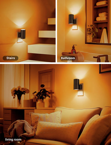 JandCase amber glow suitable for beds, hallways, and nurseries for safe visibility.