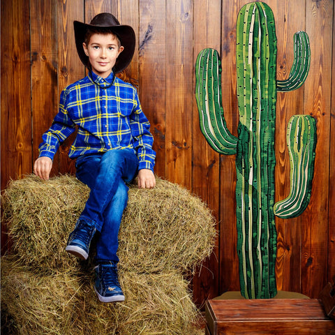 Janlaugh coated-paper cactus stickers are durable and odorless for long-term use.