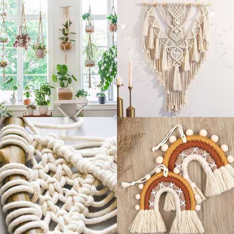 JANJOSN basket-weaving rope creates sturdy, decorative woven pieces