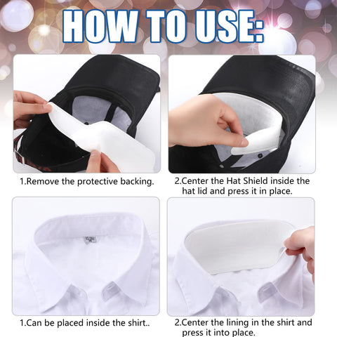 Demonstration of peel and stick application on a cap with Janmercy liner