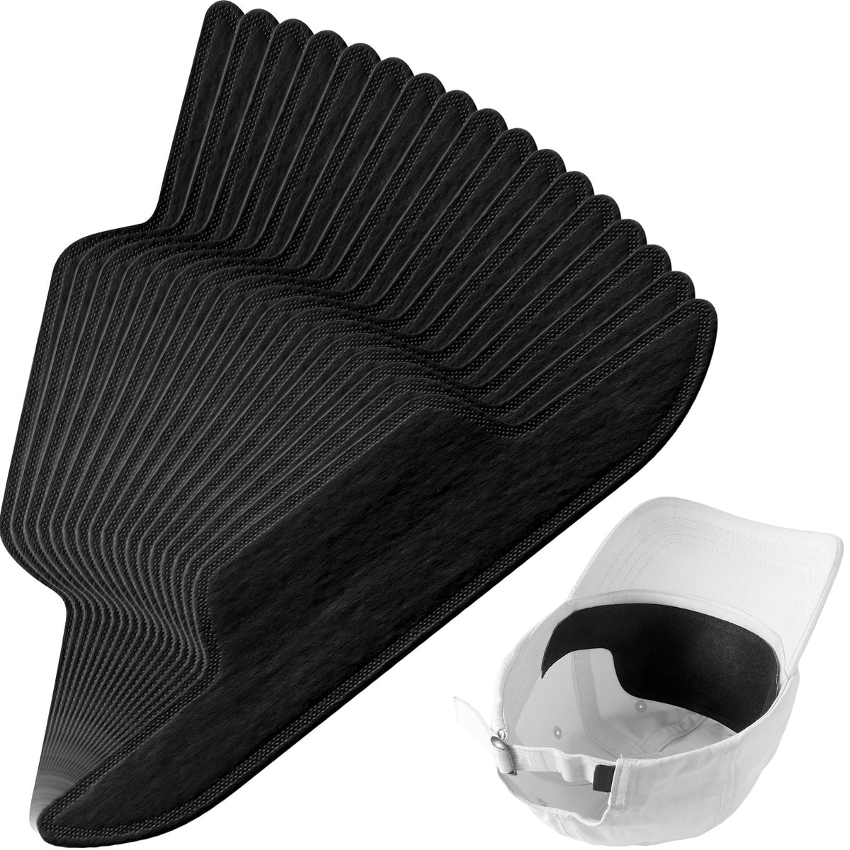 Janmercy hat sweat liner pack demonstrates all-day absorption for active wear.