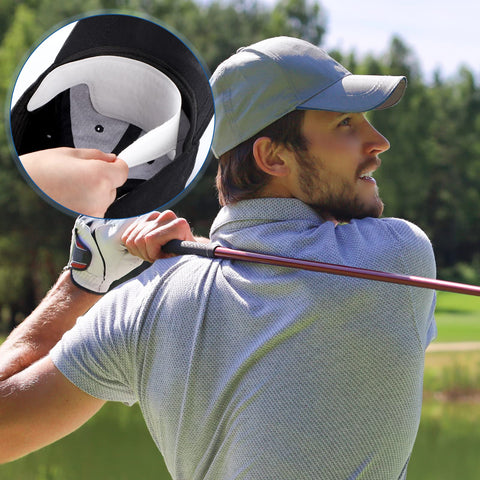 Janmercy hat liner keeps visor tidy by preventing sweat marks
