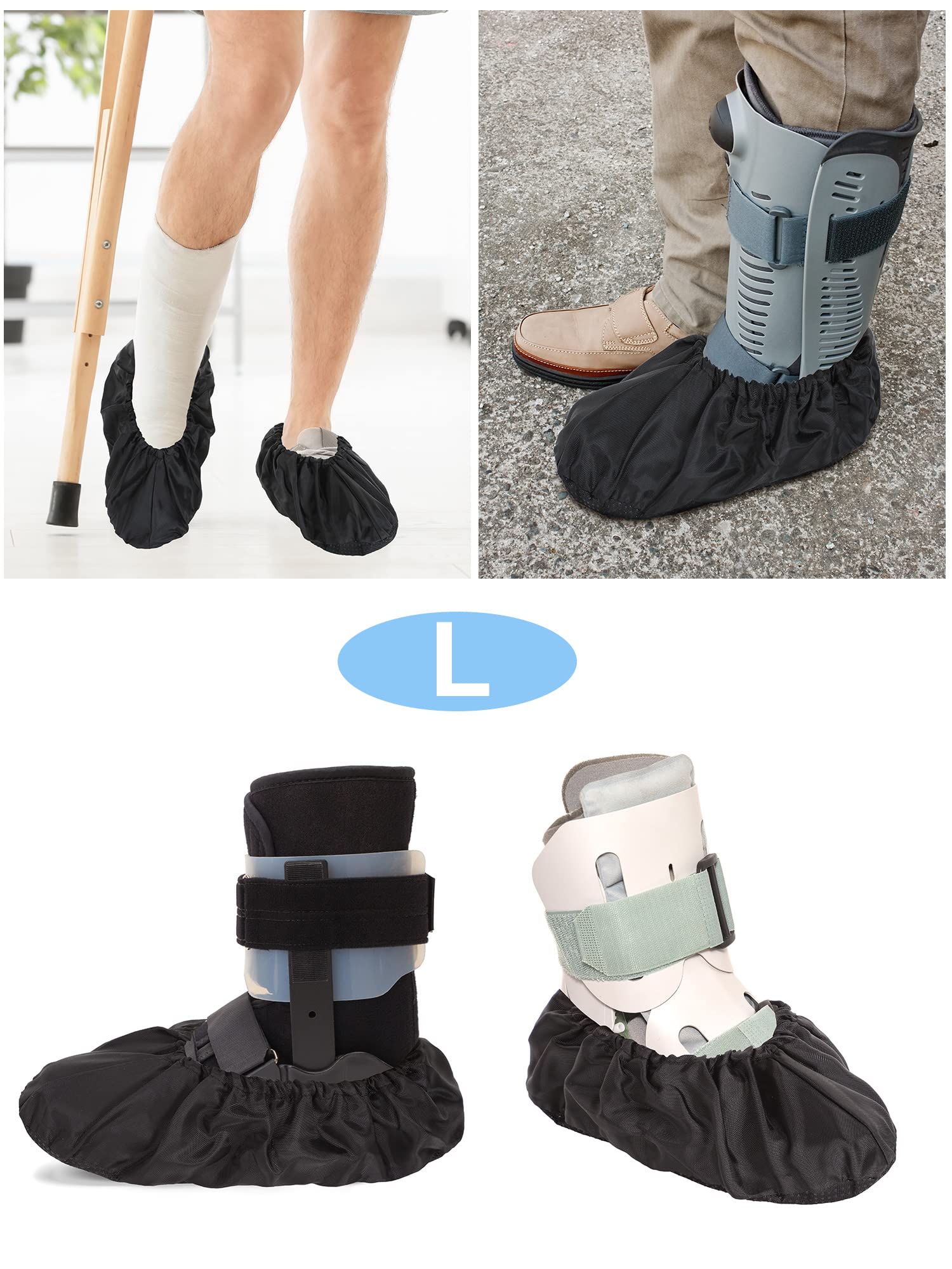 Janmercy waterproof boot cover shield protecting boots from dust and mud.