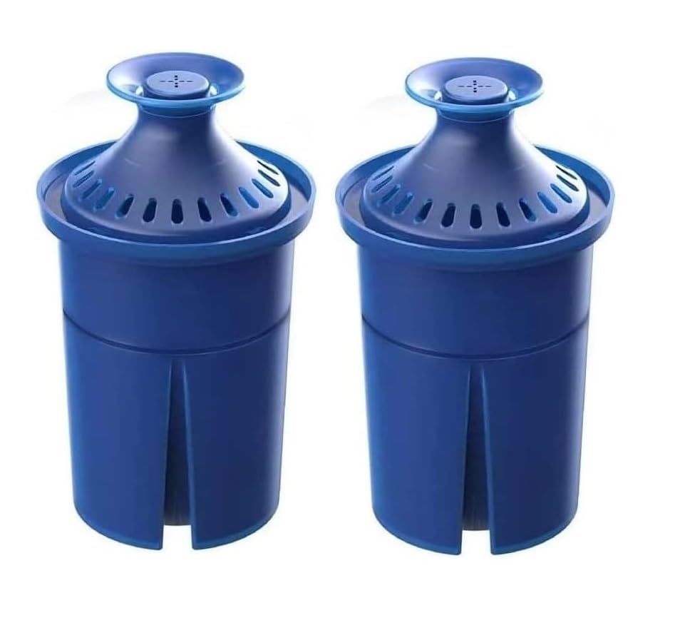 JAOAJO Brita-pitcher compatible filter blue shows easy installation and clean-tasting water.