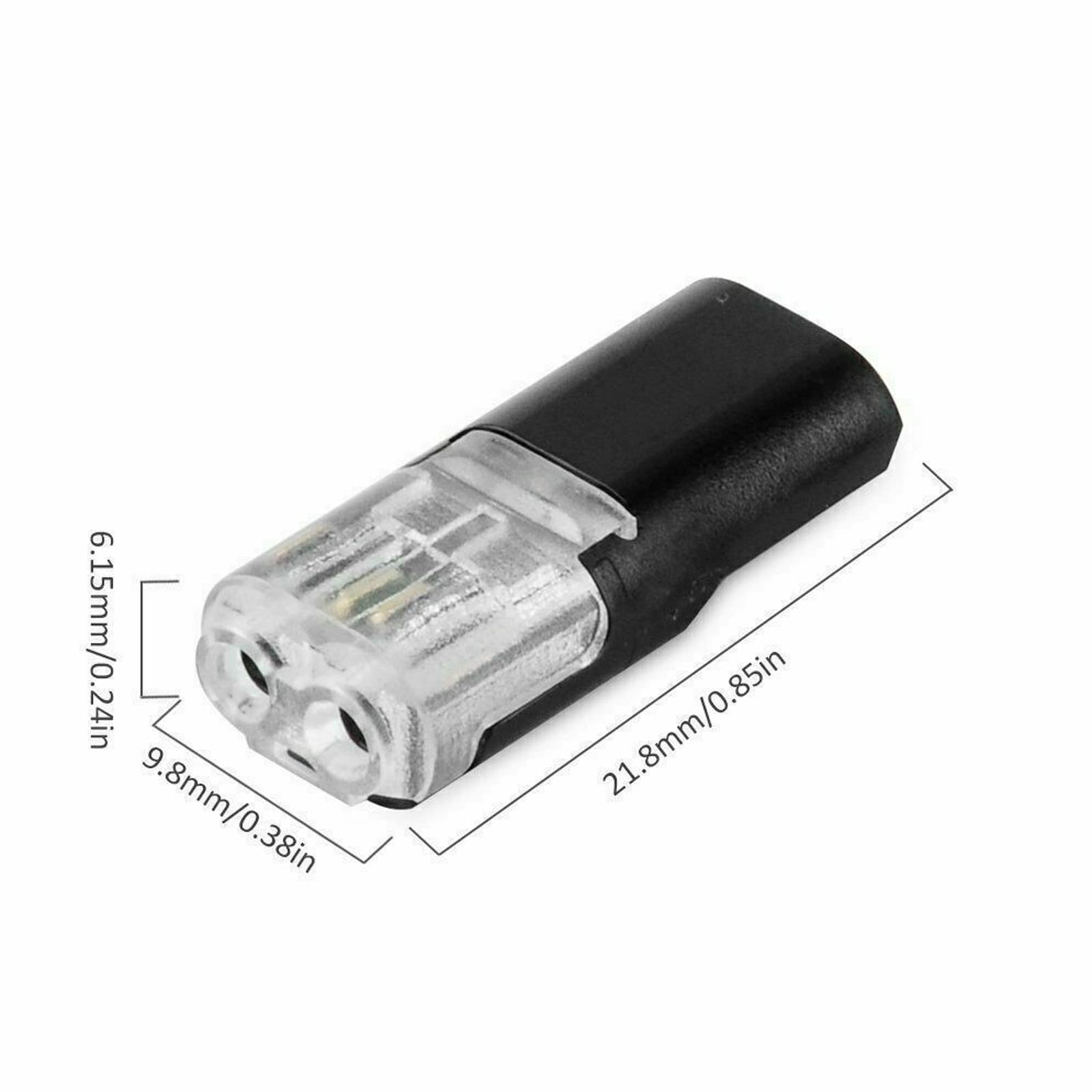 Japelessor durable-polycarbonate-body resists wear for long-lasting low voltage connections.