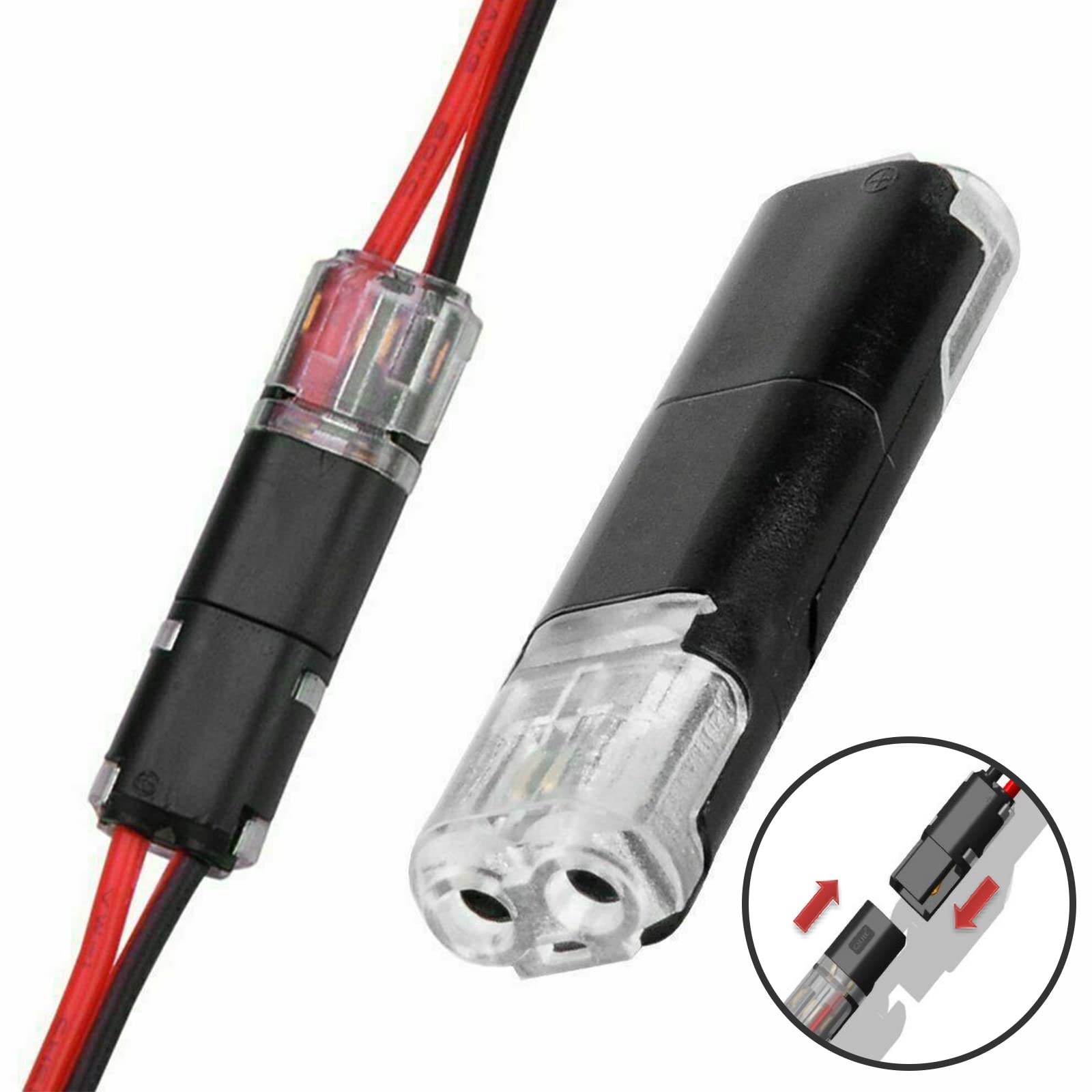 Japelessor low-voltage wire connector provides insulated, flame-retardant housing for durable connections.