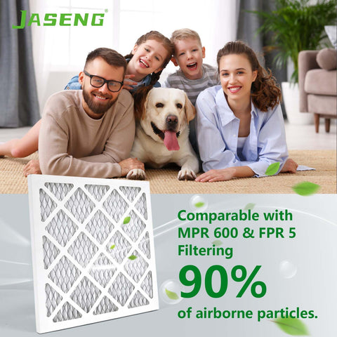 JASENG pleated cross-section highlights high-efficiency filtration and increased surface area