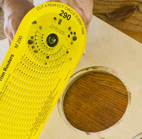 Jasper 290 circle guide used in a busy workshop environment