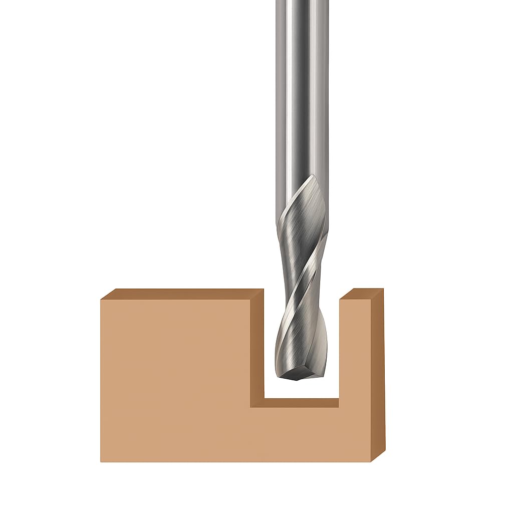 Jasper Tools J601 spiral flute cutting action for smooth cuts