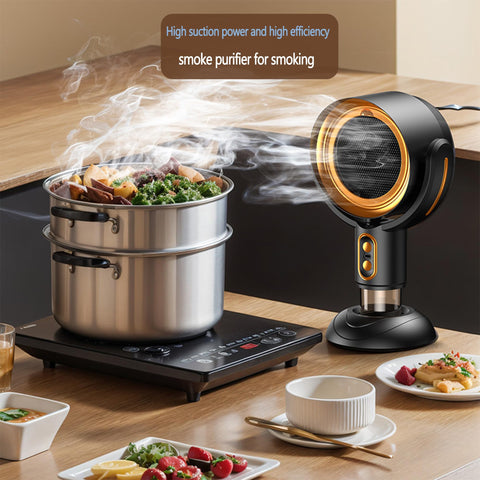 JASSIVER Puff Hide Fan USB rechargeable design saves space in small kitchens