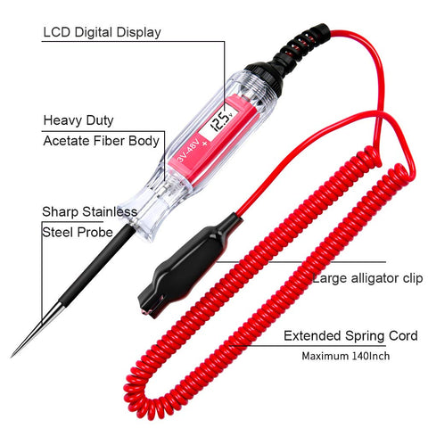 JASTIND extended PU spring wire provides reach for flexible testing.