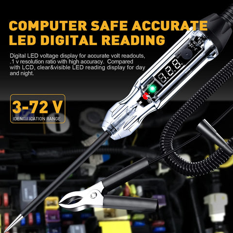 JASTIND LED voltage display offers clear daytime and nighttime readouts.