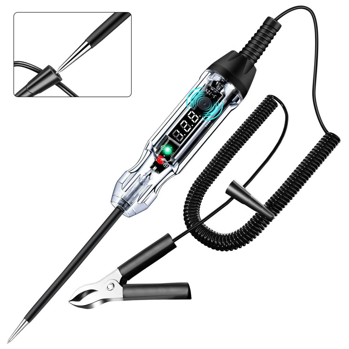 JASTIND upgraded buzzer test light probe for precise automotive wiring checks.