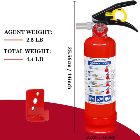 Jasvelly extinguisher with quick-release handle for fast response.