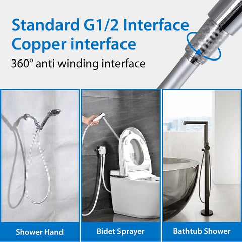 JASYA easy installation with hand-tight connections and washers.
