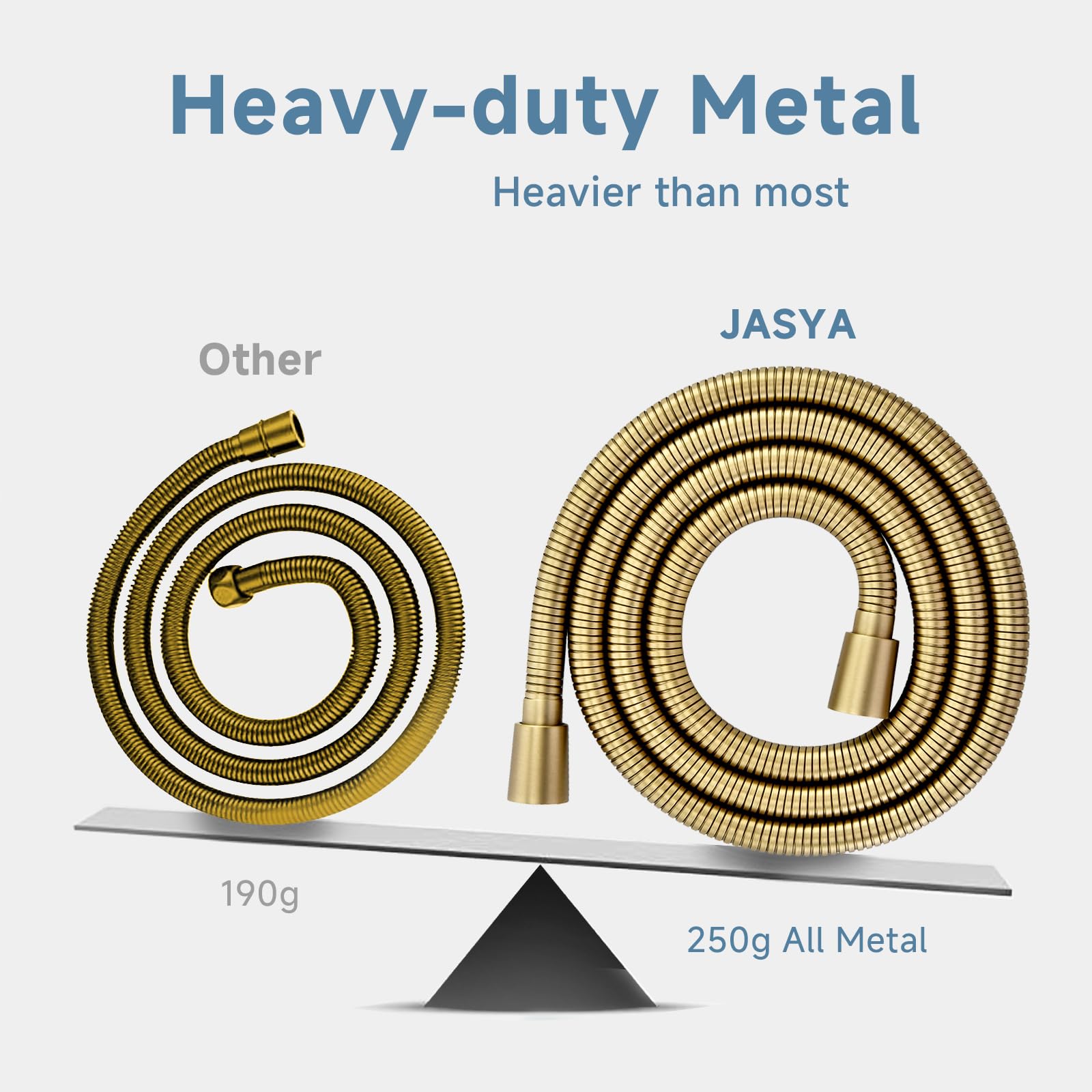 JASYA 304 stainless steel hose handles high temperature and flexibility.