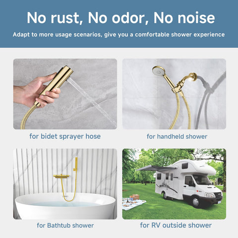 JASYA versatile hose supports baths, RV use, and pet washing.