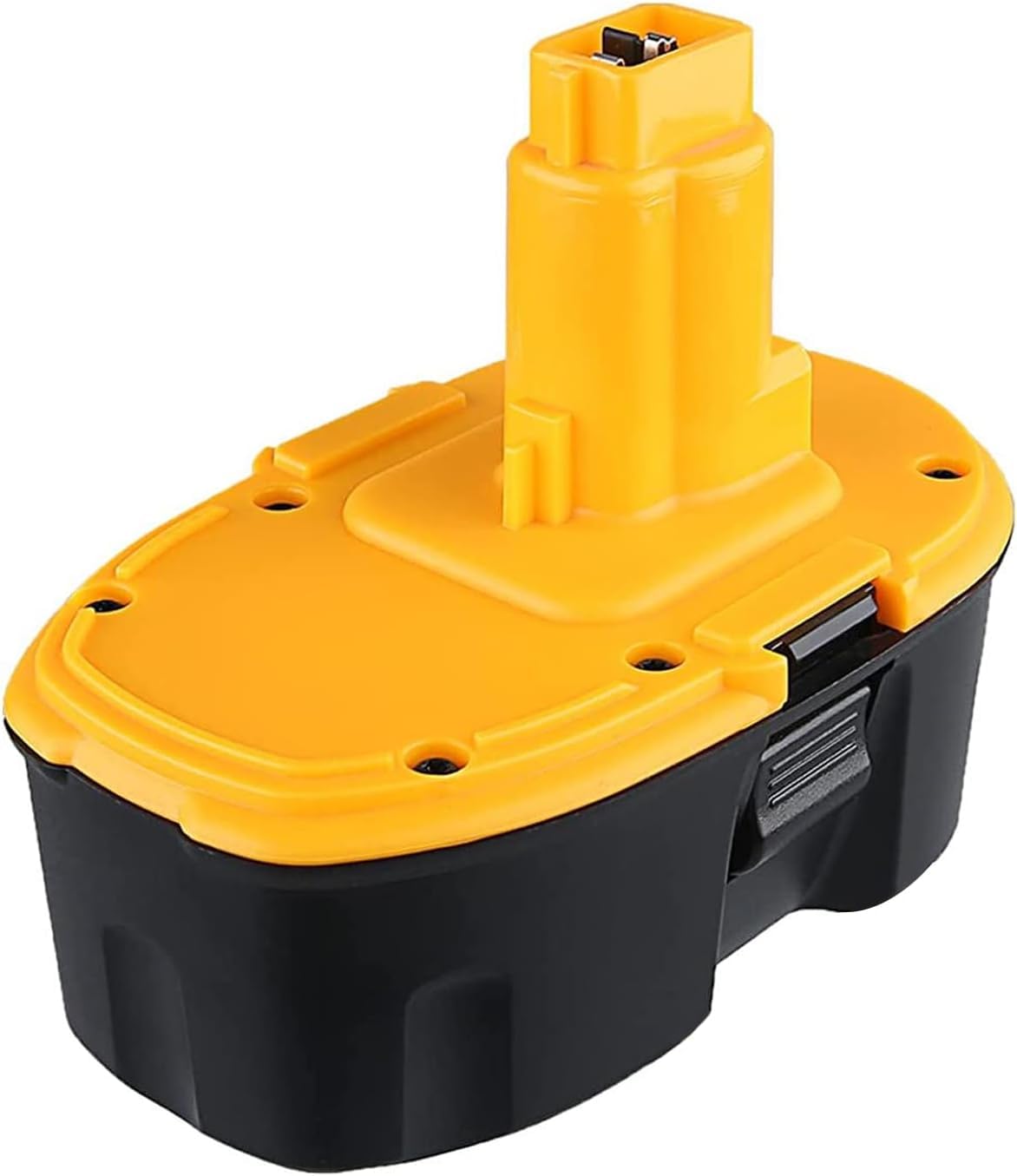 JAUKIST 18V replacement battery closeup for DeWalt DC9096 offering extended runtime.