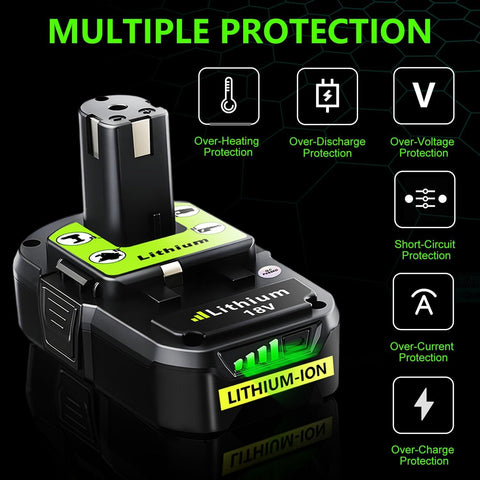 JAUKIST LED indicator on battery shows charge level