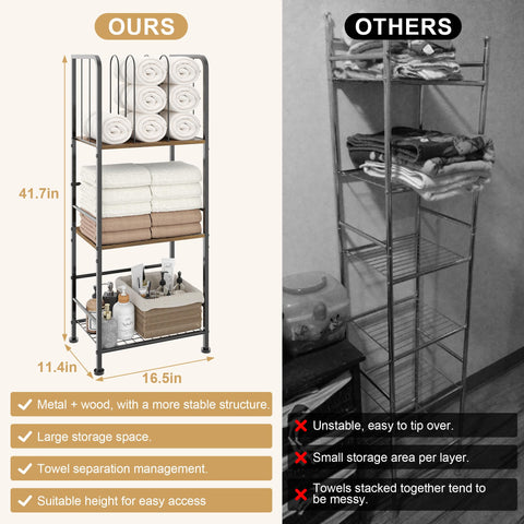Jautokerdar free-standing design provides versatile placement without wall mounting.