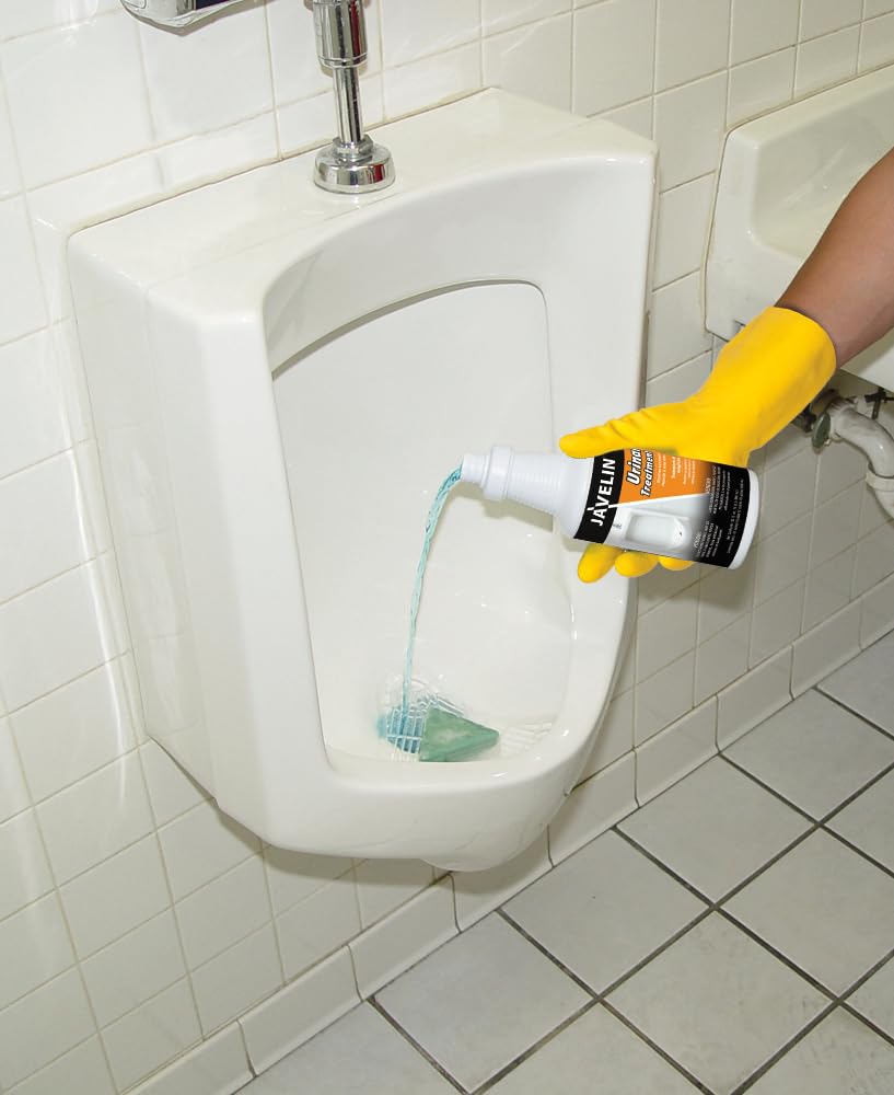 Javelin Urinal Drain Treatment drain-clear action helps prevent clogs.