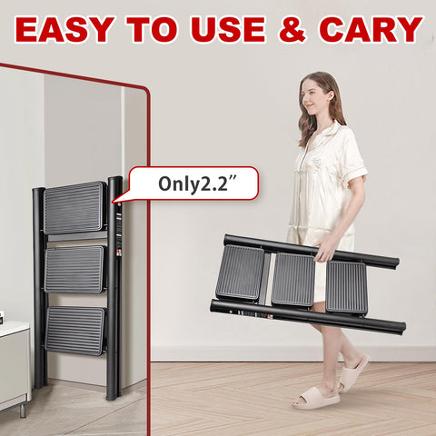 JaxSteam 2 Step Ladder with durable steel for lasting use.