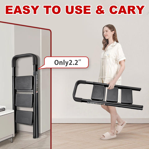 JaxSteam compact folding design fits storage spaces like closets