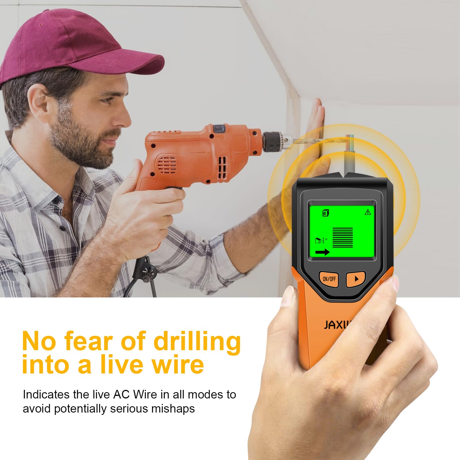 JAXWQ ideal for hanging shelves and frames with less wall damage.